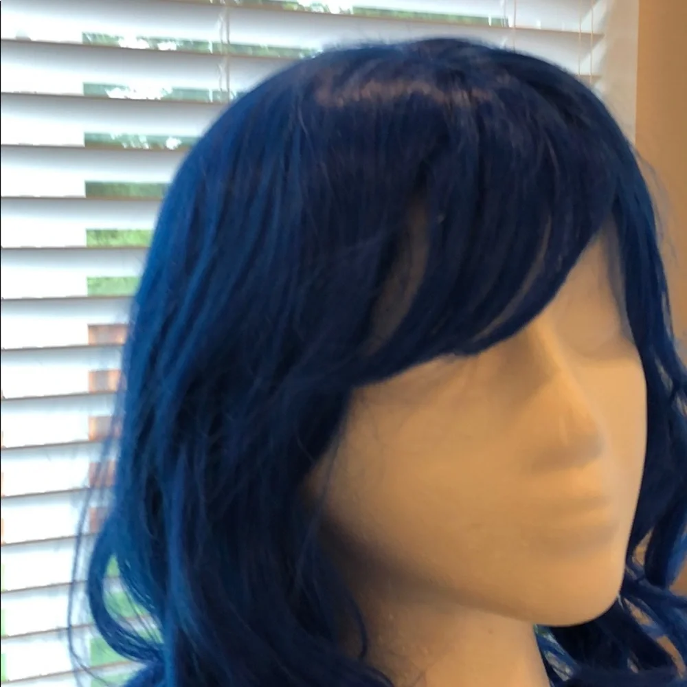 Blue Costume Wig